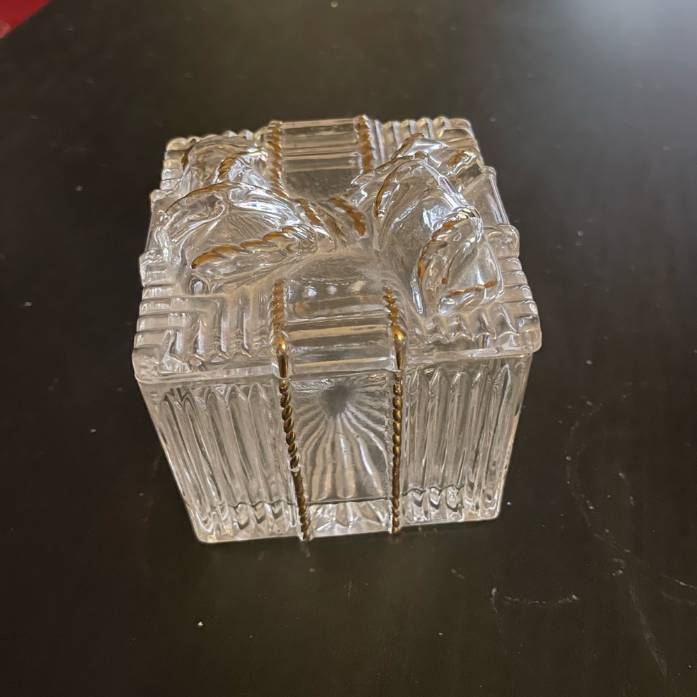 Lead Chrystal Trinket Box